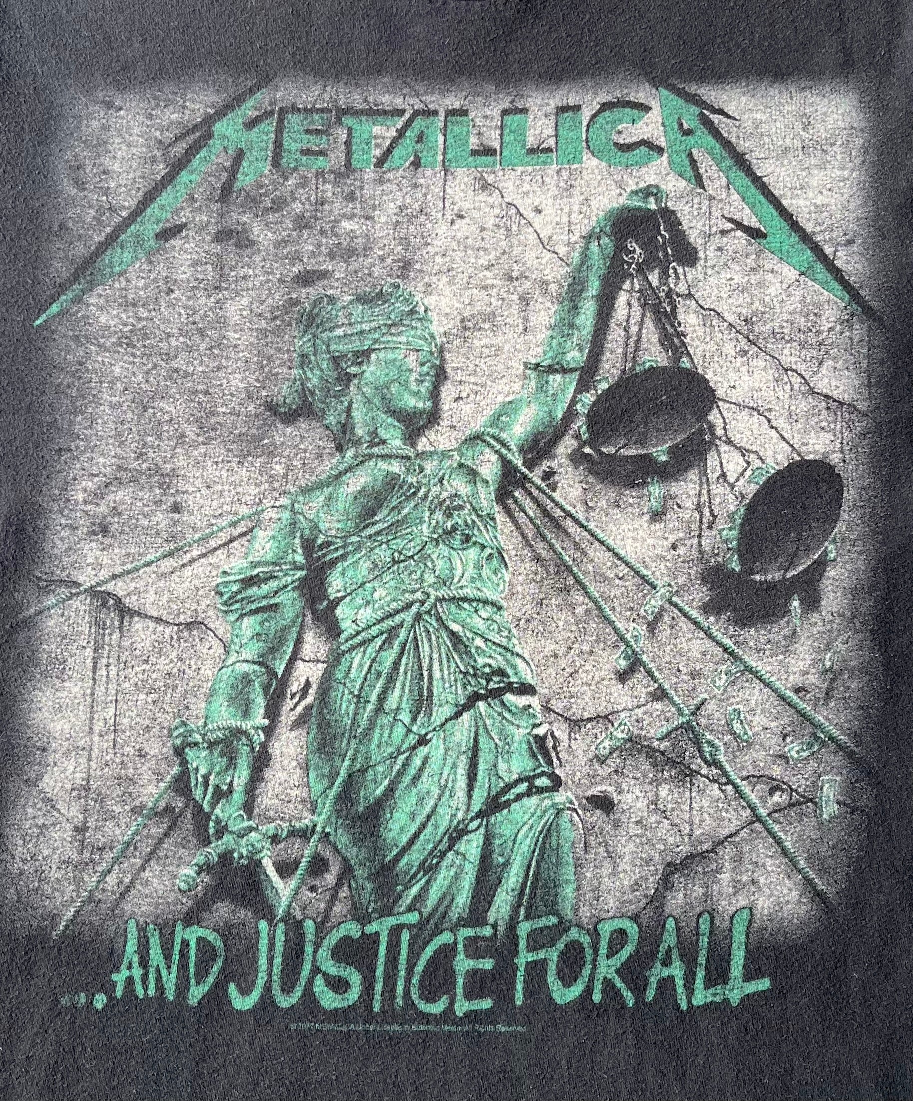 T-Shirt Metallica - And Justice For All/gros plan imprimé