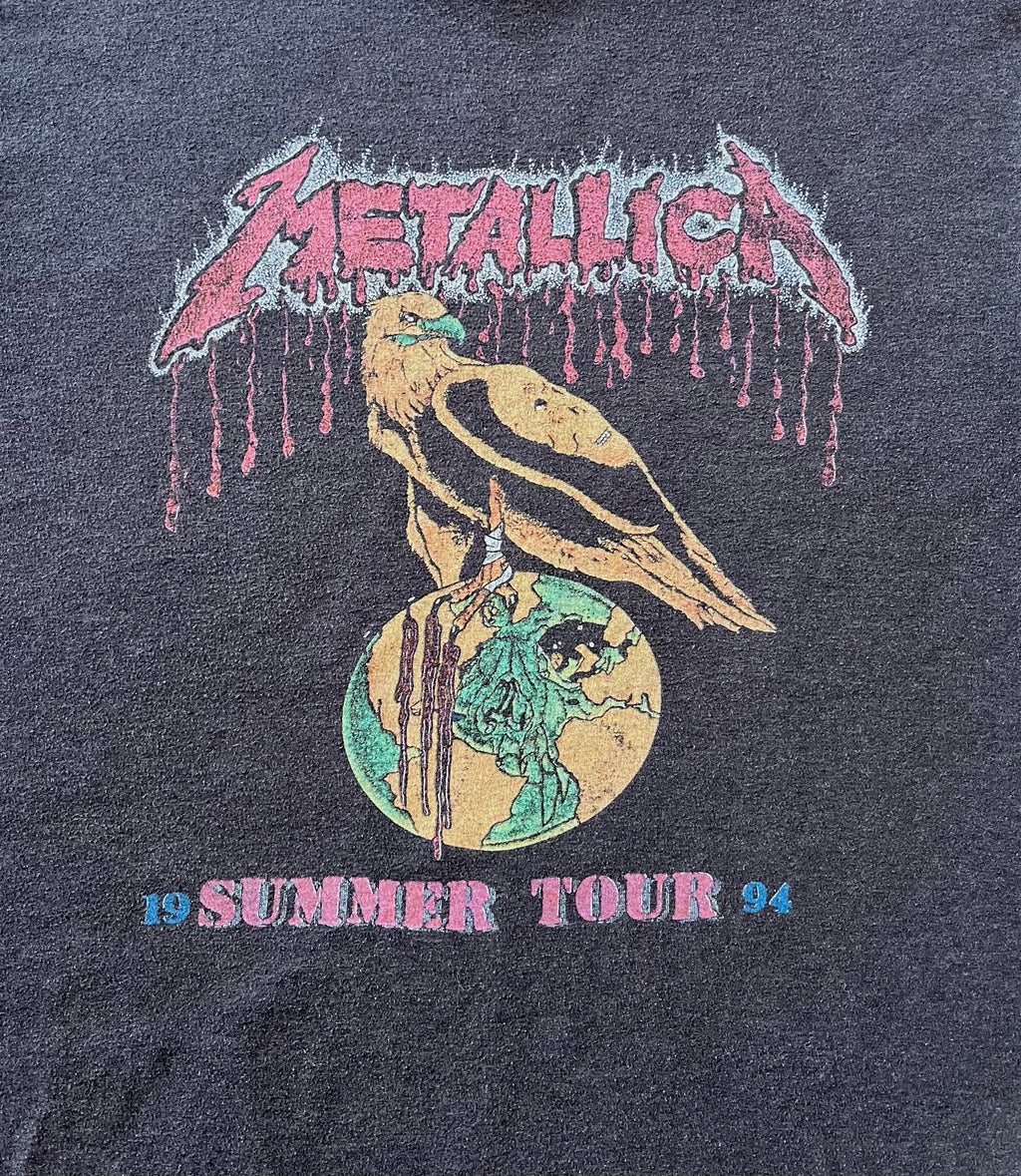 T-Shirt Metallica Summer Tour 1994 | Réédition 2020 / gros plan imprimé
