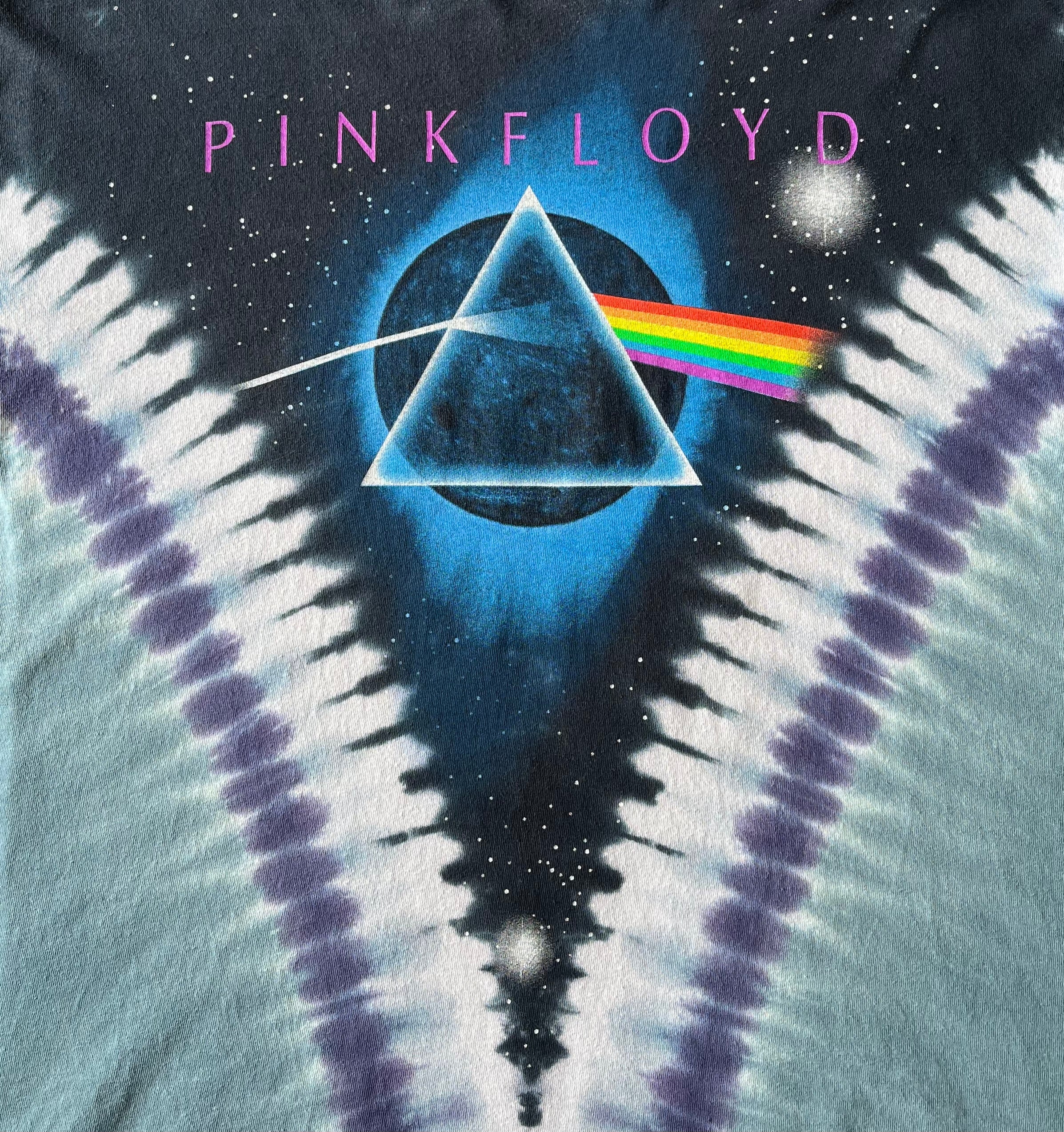 T-Shirt Pink Floyd | The Dark Side Of The Moon | Tie & Dye Blue | Liquid Blue / avant