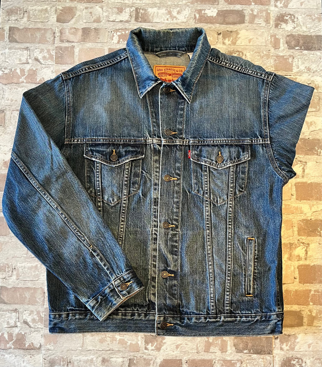 Veste en Jean 70507 Levi's | Vintage 00s | Bleu Medium | Trucker Jacket 00s / à plat avant