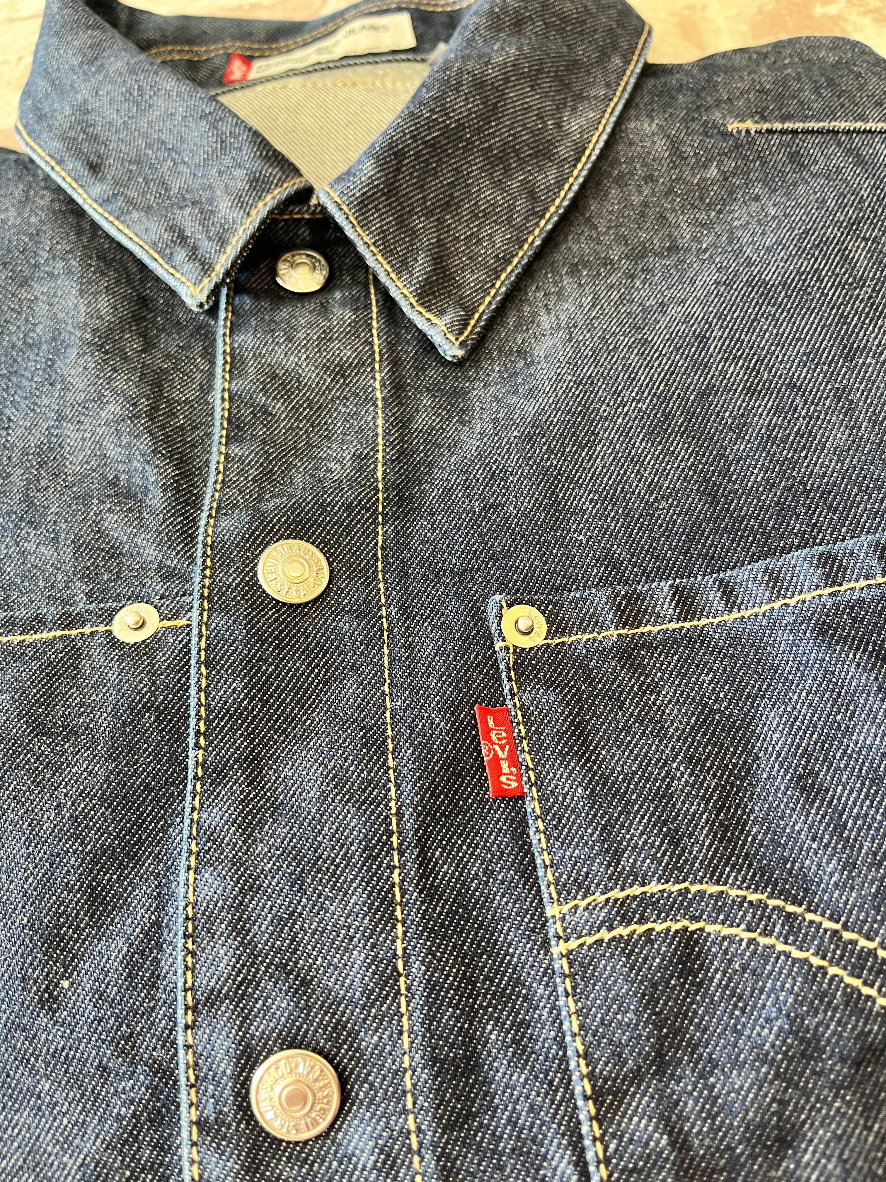 Veste en Jean Brut | Levi's Engineered Jeans - Coupe Courte Ajustée | Vintage 00s / red tab
