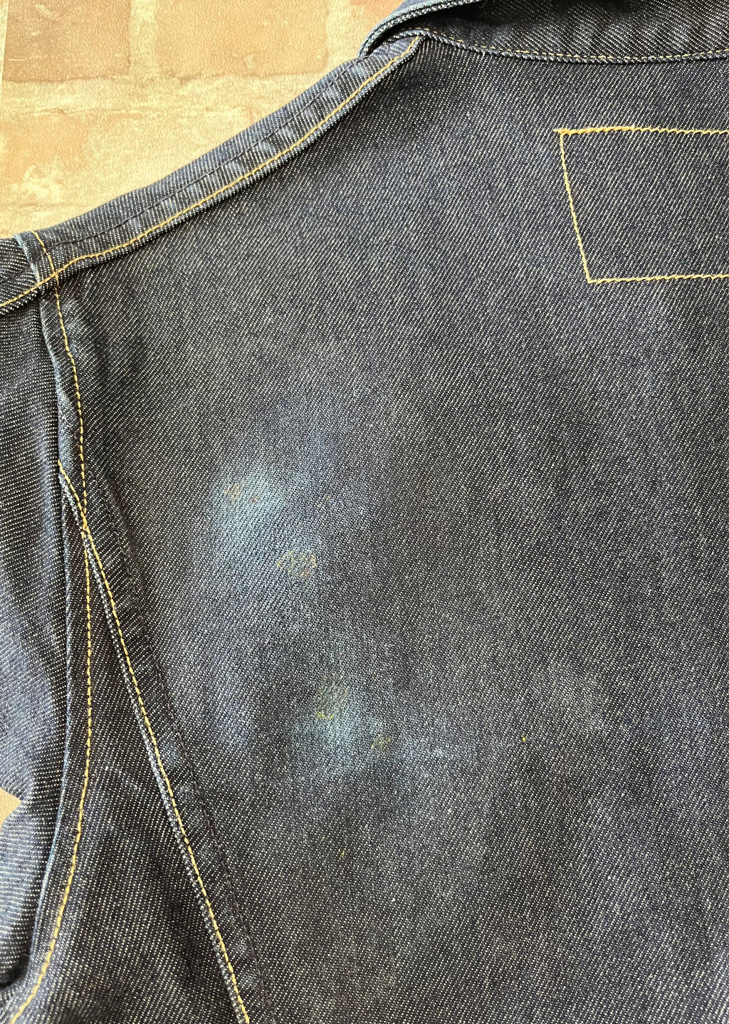 Veste en Jean Brut | Levi's Engineered Jeans - Coupe Courte Ajustée | Vintage 00s / tache dos