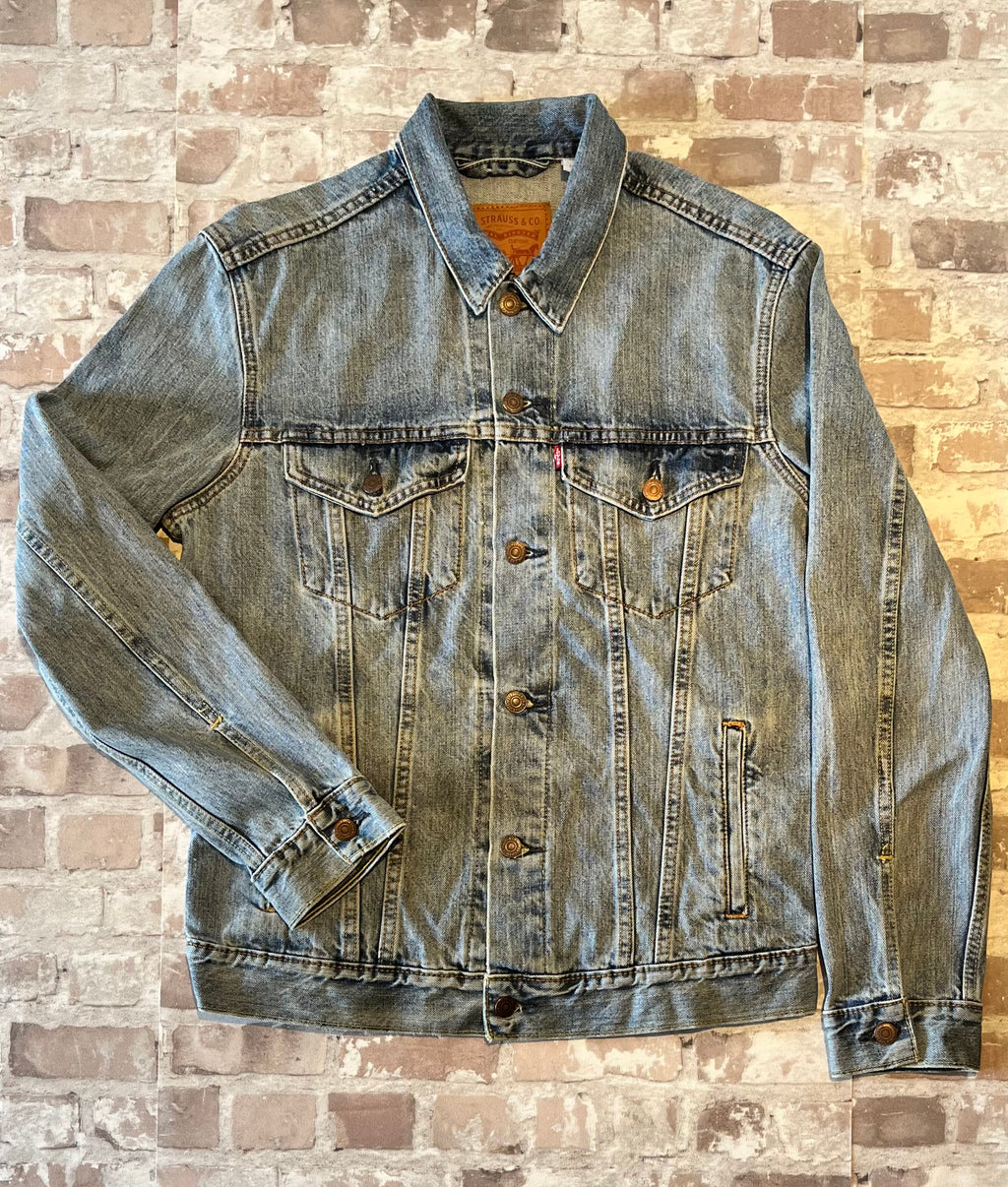 Veste en Jean Levi's | Trucker Jacket | Vintage Moderne | Mexique / à plat face