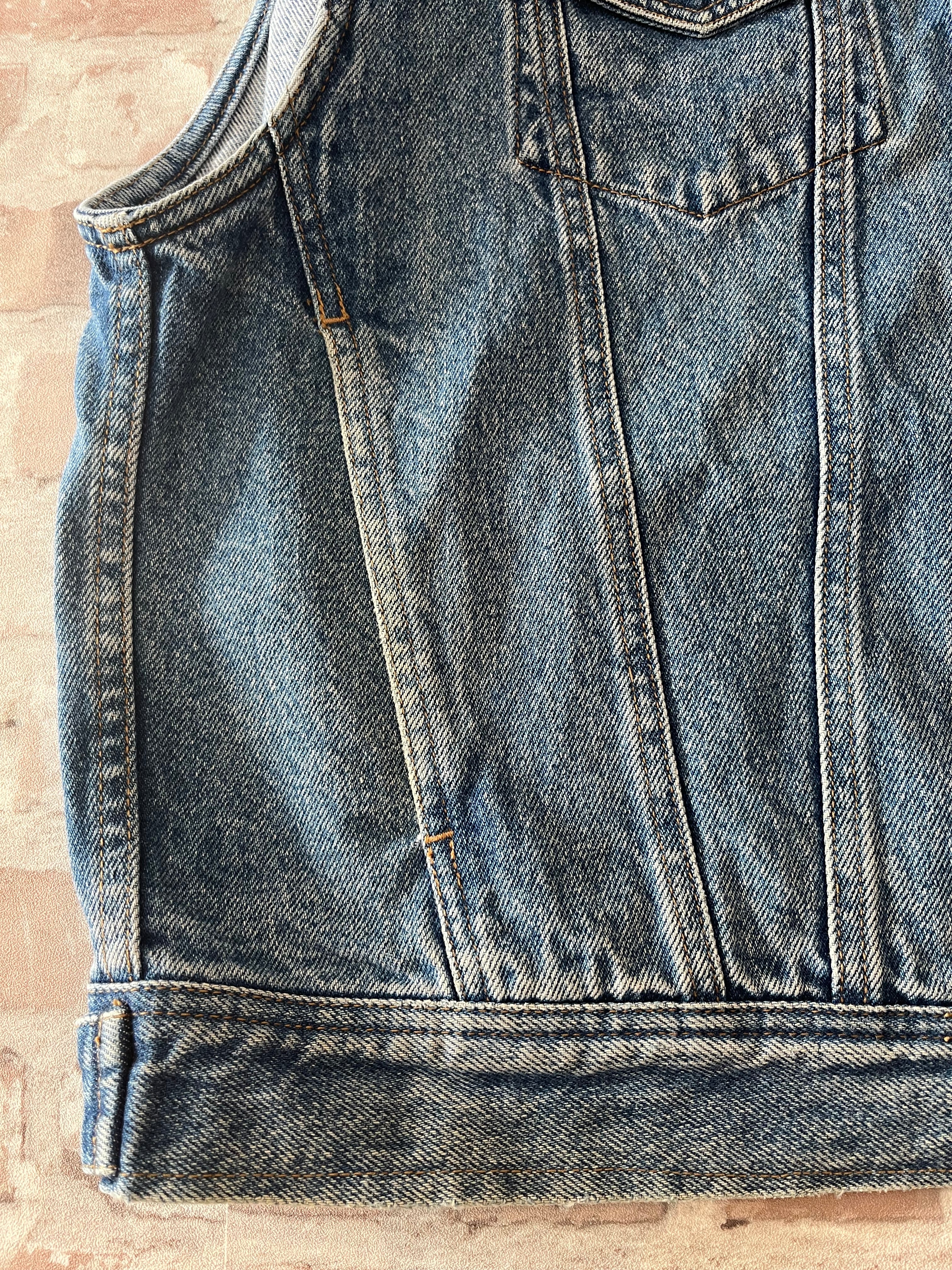 Veste en Jean Tommy Hilfiger Vintage | Sans manches | 90s / détails 