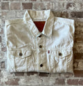 Veste en Jean Levi's Blanche | Vintage Moderne