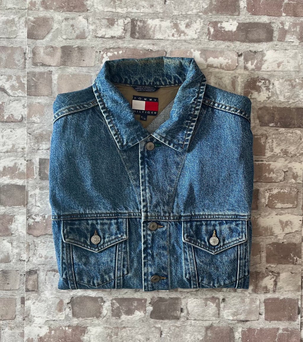 Veste en Jean Tommy Hilfiger Vintage | Sans manches | 90s